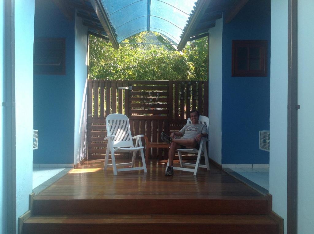 Pousada Telhado Azul Abraão Extérieur photo